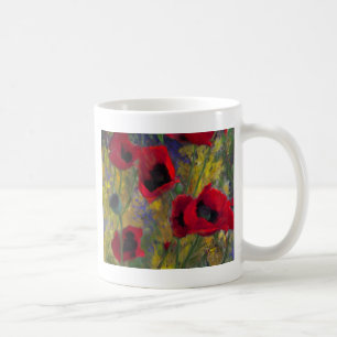 Alicias Poppies Coffee Mug