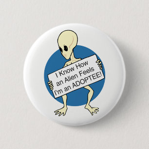 Alien 6 Cm Round Badge