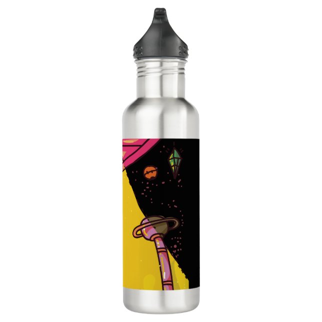 Alien Abduction 710 Ml Water Bottle (Right)