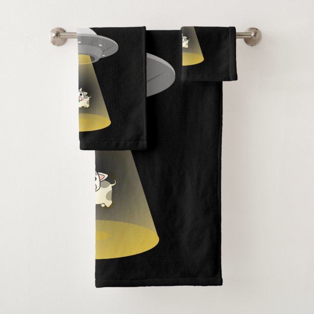 Alien Abduction  Bath Towel Set (Insitu)