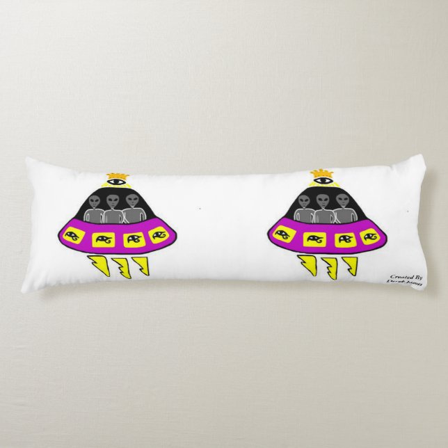 Alien Abduction Body Pillow (Front)