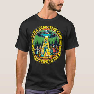 Alien Abduction Camp Shirt Vintage Retro Ufo Funny
