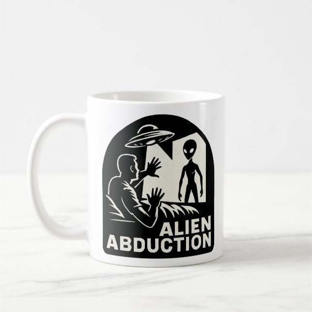 Alien Abduction Coffee Mug (Left)