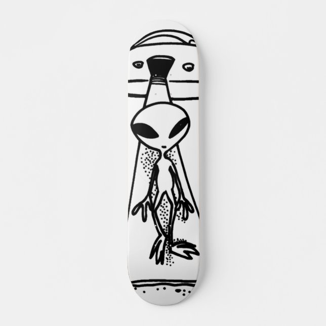 Alien Abduction Custom Pro Long Board Skateboard (Front)