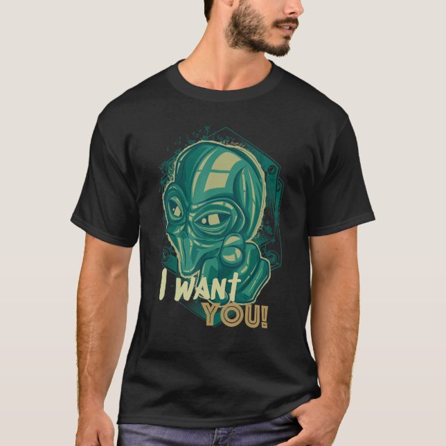 Alien Abduction Egyptian Pyramids Ancient UFO T-Shirt (Front)