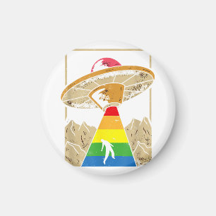Alien Abduction Gay Pride Gaylien Lgbt Magnet