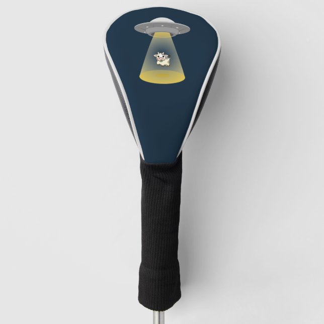 Alien Abduction  Golf Head Cover (Front)