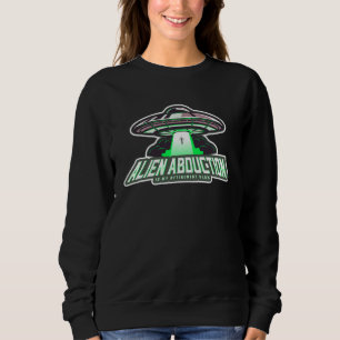 Alien Abduction Is My Retirement Plan UFO Grad Ret Sweatshirt
