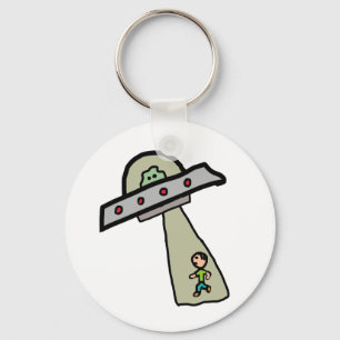 Alien Abduction Key Ring