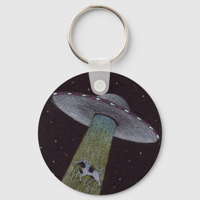 Alien Abduction Key Ring (Front)