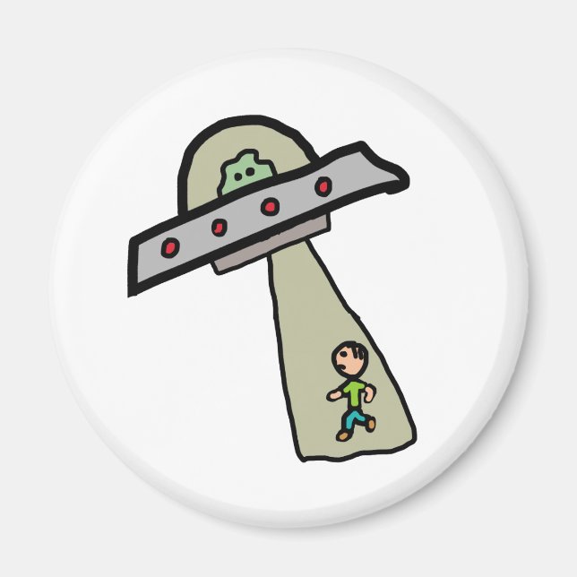 Alien Abduction Magnet (Front)