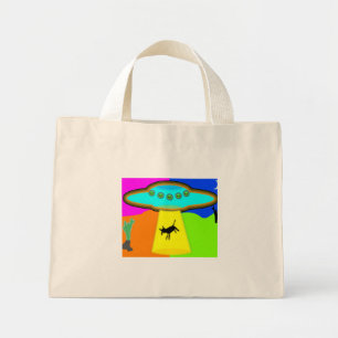 Alien Abduction Mini Tote Bag