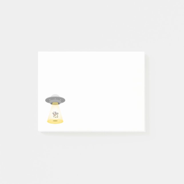 Alien Abduction Post-it Notes (Front)