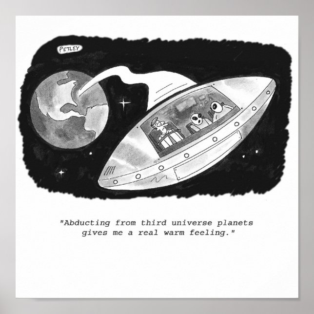 Alien abduction poster (Front)