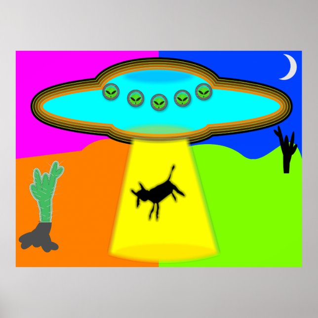 Alien Abduction Poster (Front)