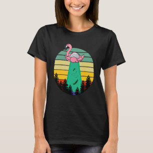 Alien Abduction Retro Vintage Ufo Flying Saucer T-Shirt