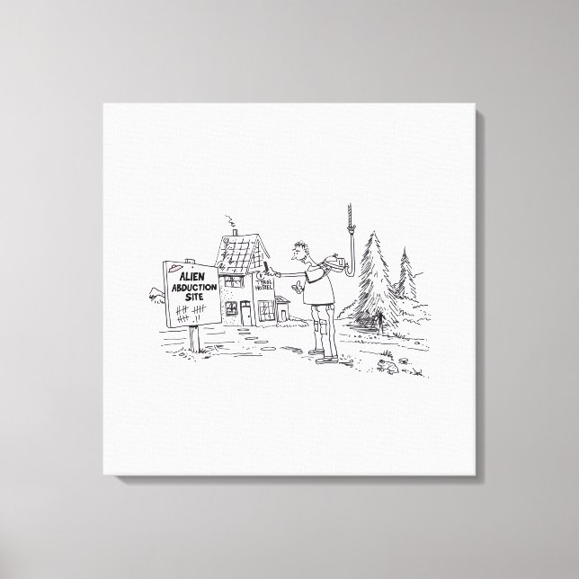 Alien Abduction Site canvas print (Front)