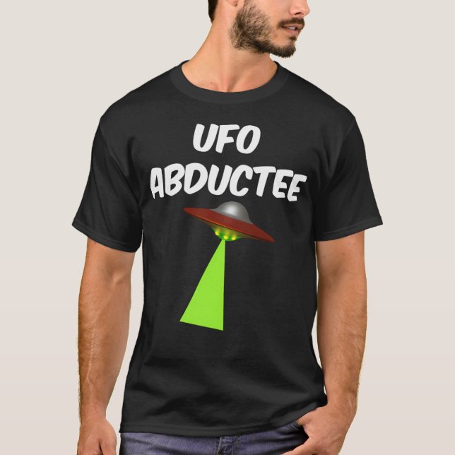 Alien Abduction Ufo Design T-Shirt (Front)