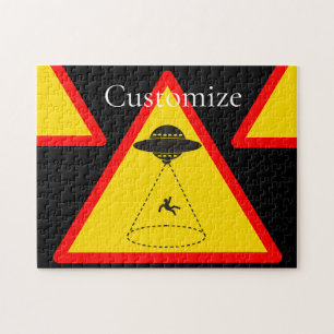 Alien Abduction UFO Thunder_Cove Jigsaw Puzzle