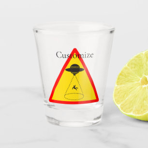 Alien Abduction UFO Thunder_Cove Shot Glass