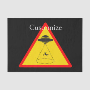 Alien Abduction UFO Thunder_Cove Tissue Paper