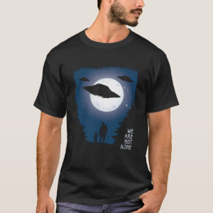Alien Abduction  UFO We Are Not Alone T-Shirt