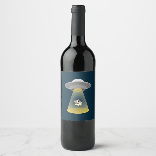 Alien Abduction  Wine Label (Front)