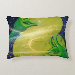 Alien accent pillow
