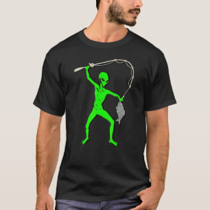 Alien Adventurer Learns To Fish Alien Fishing T-Shirt