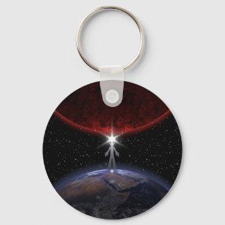 Alien Among The Planets Key Ring