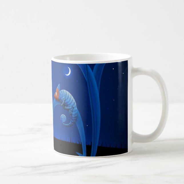 Alien and Chameleon Coffee Mug (Right)