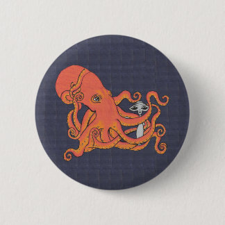 Alien and Octopus Friend Button