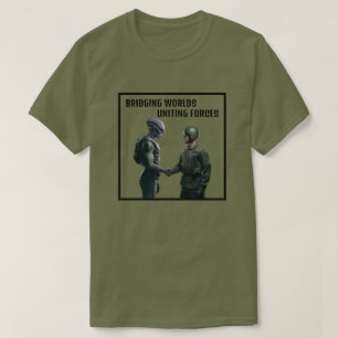 Alien and Soldier T-Shirt