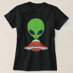 Alien and Spaceship T-Shirt