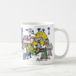 Alien Appreciation Thanks Funny Cartoon Coffee Mug