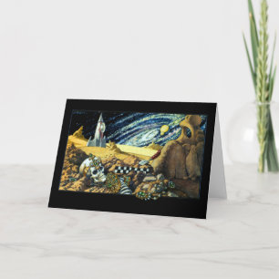 Alien Archaeology Greeting Card
