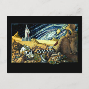 Alien Archaeology Postcard