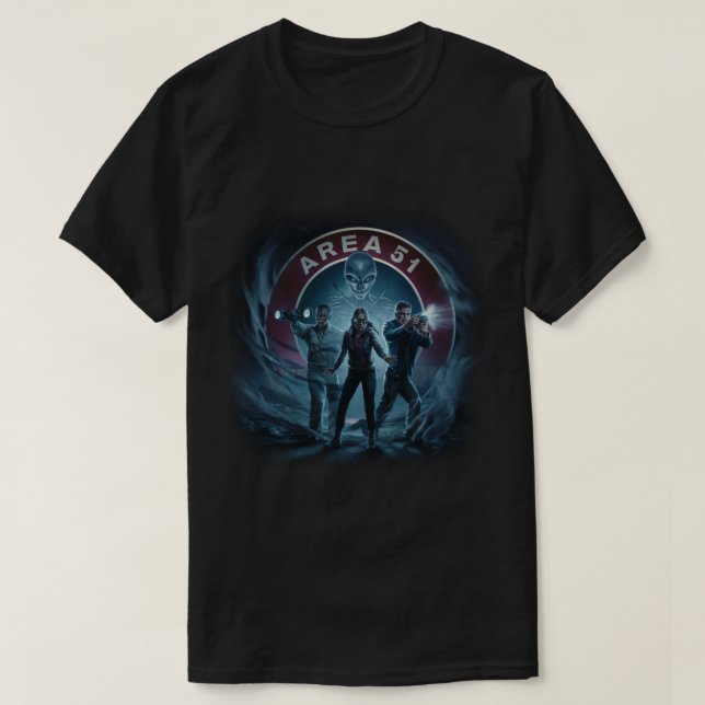 Alien - Area 51 T-Shirt (Design Front)