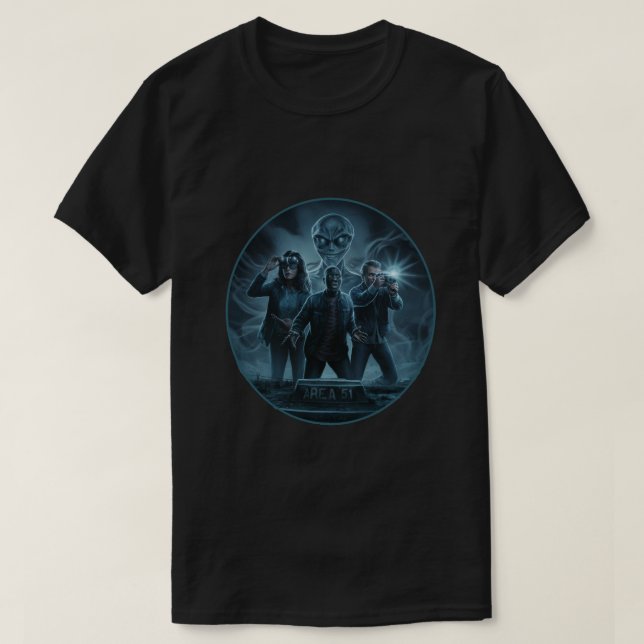 Alien - Area 51 T-Shirt (Design Front)