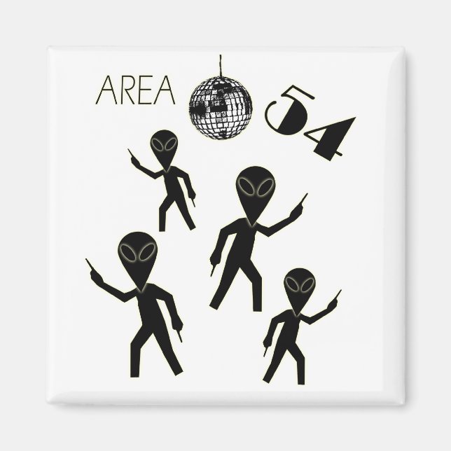 Alien Area 54 Magnet (Front)