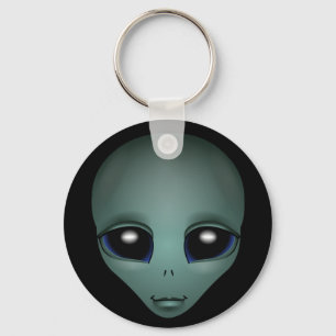 Alien Art Key Chain Extraterrestrial Gifts & Decor