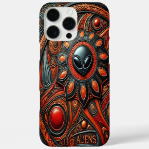 Alien Art Unveiling Cosmic Mysteries iPhone 16 Pro Max Case