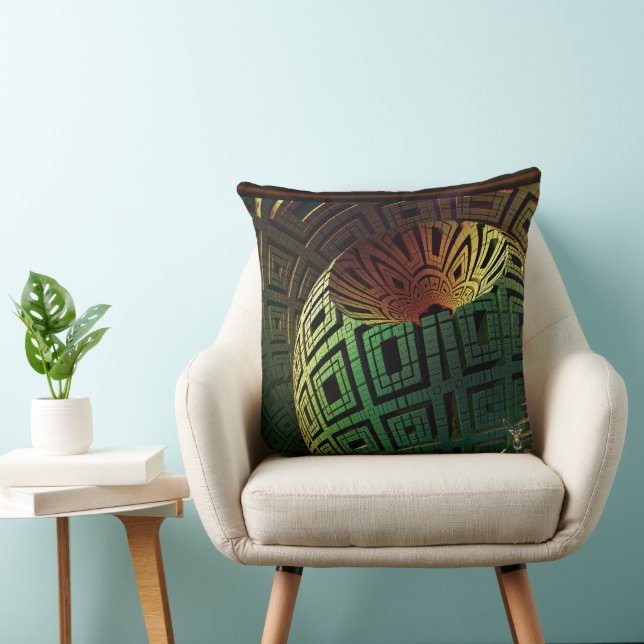 Alien Artefact by Xzendor7 Cushion (Chair)