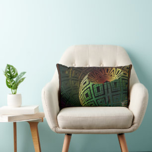 Alien Artefact by Xzendor7 Lumbar Cushion