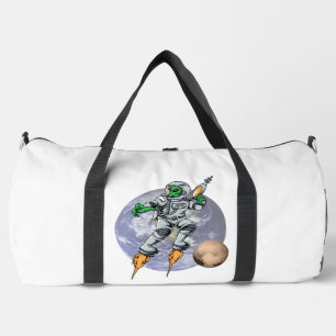 alien astronaut duffle bag