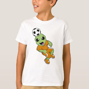 Alien at Soccer Sports T-Shirt