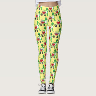 Alien Barbecue Cookout Thunder_Cove Leggings