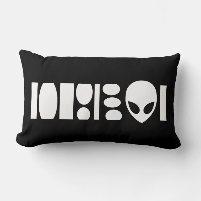aLiEn Barcode! Pillow (Front)