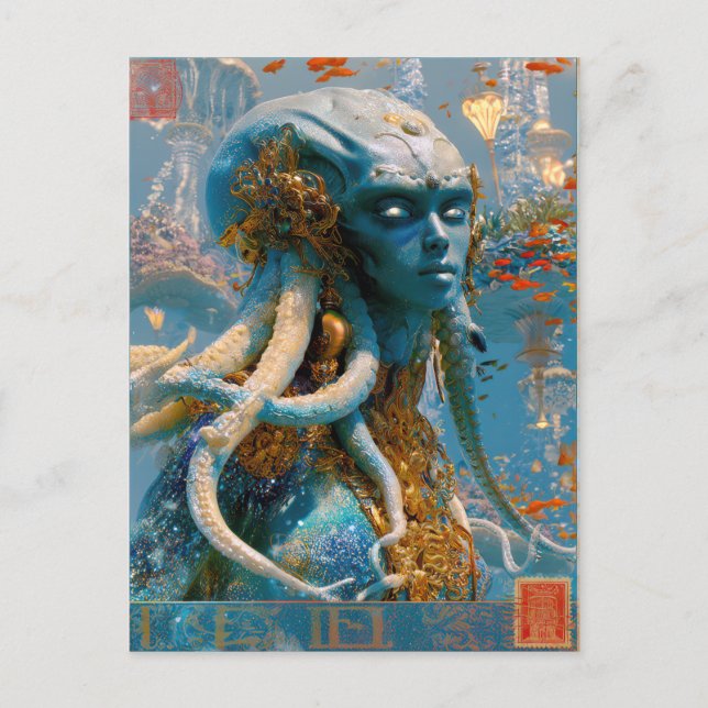 Alien Beauty - Octavia Postcard (Front)