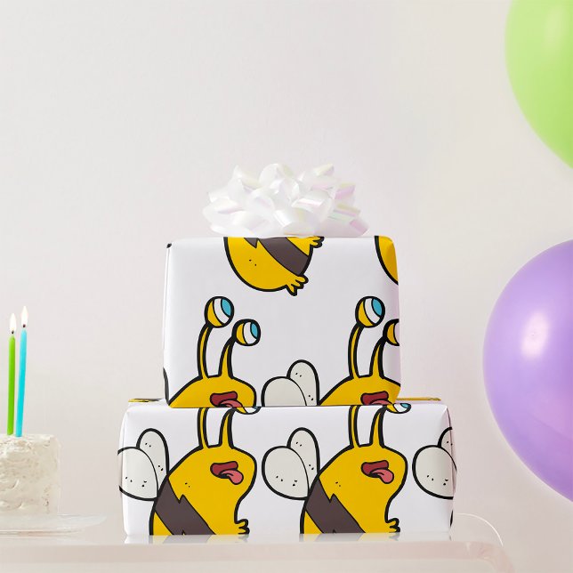 Alien Bee Wrapping Paper (Creator Uploaded)